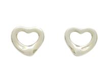 TIFFANY&CO　ティファニー　オープンハートピアス　SV　シルバー　2.1g　2148103864964　【200】