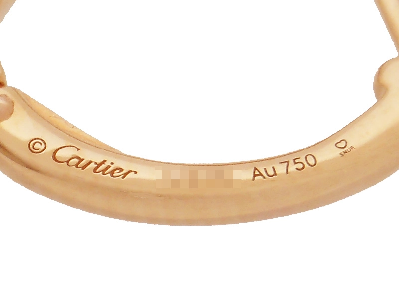 Cartier　カルティエ　トリニティピアス　3カラー　ダイヤモンド　7.0g　B8301259　2143200632003　【200】