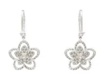 GRAFF グラフ ワイルドフラワーピアス ホワイトゴールド ダイヤモンド