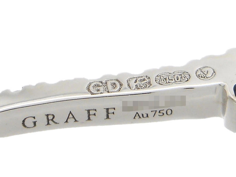 GRAFF　グラフ　ワイルドフラワーピアス　ホワイトゴールド　ダイヤモンド　1.09ct 　4.8g　RGE1668　2143200634137　【200】