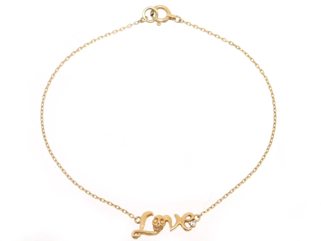 agete アガット　ブレスレット　K10PG WEB限定】K10ピンクゴールドブレスレット（ブレスレット）｜agete