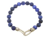 TIFFANY&CO 　ティファニー　デザインブレスレット　シルバー　ラピスラズリ　34.0g　（2143200635165）【200】