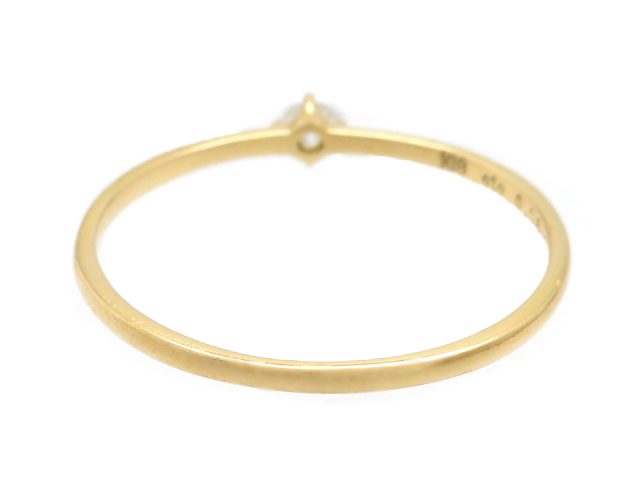 ete エテ ダイヤリング 指輪 ゴールド K18 ダイヤモンド 1.0g 15号