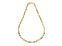 JEWELRY　貴金属・宝石　ダイヤモンド　ネックレス　喜平デザイン　K18　ゴールド　D3.35ct　91.9g　2147400263401　【200】