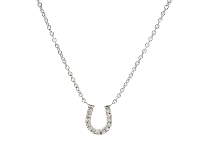 Tiffany ホースシュー ネックレス　ダイヤ ・WG装飾ダイヤモンド