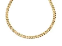 JEWELRY　貴金属・宝石　ダイヤモンド　ネックレス　喜平デザイン　K18　ゴールド　D3.35ct　91.9g　2147400263401　【200】