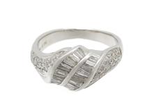 JEWELRY　貴金属・宝石　リング　指輪　ホワイトゴールド　K18WG　ダイヤモンド0.76ct　6.2g　12号　（2120500206455）【200】