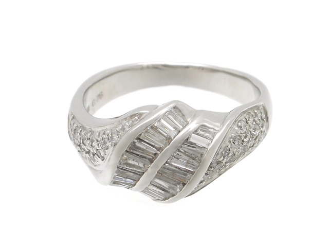 Ring 18K White Gold Diamond Lady 0,7 Ct