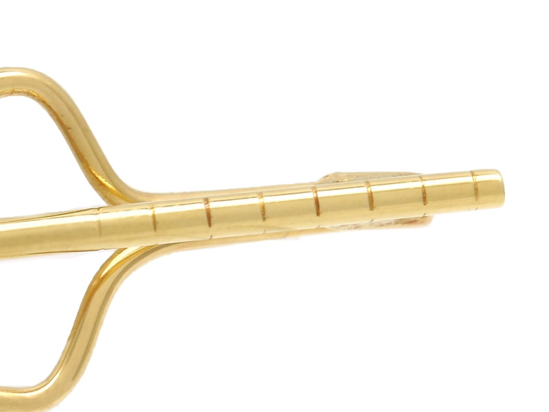 TIFFANY&CO ティファニー パターマネークリップ YG WG イエローゴールド ホワイトゴールド ゴルフ 5.4g 2147100524635 【200】