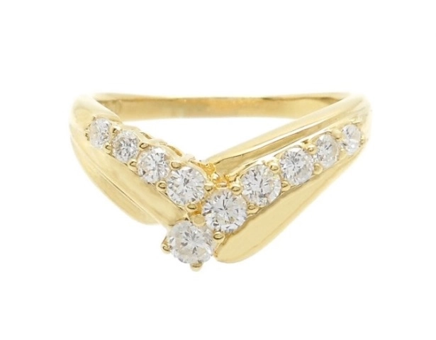 JEWELRY 貴金属・宝石 ダイヤリング 指輪 K18 ゴールド ダイヤモンド