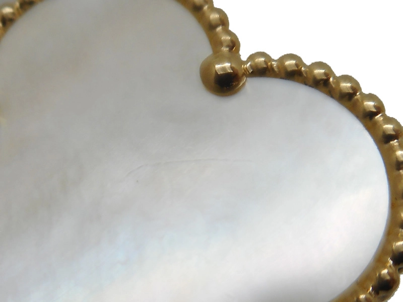 Van Cleef & Arpels　ヴァンクリーフ&アーペル　マジックアルハンブラNC　ネックレス　YG　イエローゴールド　ホワイトマザーオブパール　26.5g　VCARD79100　【200】