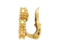 Van Cleef & Arpels ヴィンテージアルハンブラ イヤリング ピアス YG  