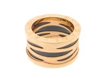 BVLGARI　ブルガリ　貴金属･宝石　B-zero1リング　ビーゼロワンレジェンドリング　指輪　PG　ピンクゴールド　セラミック　15.2g　54号　日本サイズ14号　356029【200】