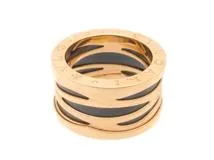 BVLGARI　ブルガリ　貴金属･宝石　B-zero1リング　ビーゼロワンレジェンドリング　指輪　PG　ピンクゴールド　セラミック　15.2g　54号　日本サイズ14号　356029【200】