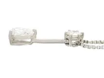 JEWELRY　ネックレス　プラチナ　PT900/PT850　ダイヤモンド　3.9g（2147200556598）【200】