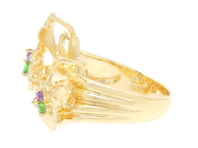 JEWELRY 貴金属・宝石 マルチリング K18 ゴールド PT900 プラチナ 0.30 ...