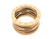 BVLGARI　ブルガリ　貴金属･宝石　B-zero1リング　ビーゼロワンレジェンドリング　指輪　PG　ピンクゴールド　セラミック　15.2g　54号　日本サイズ14号　356029【200】