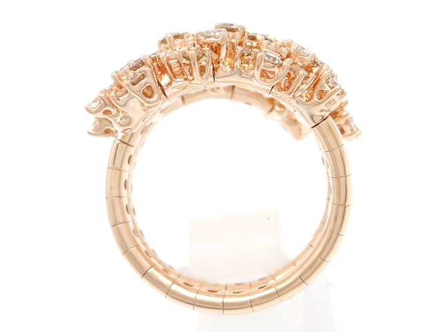 美品　ダミアーニ　ミモザ　リング　K18WG/パヴェダイヤ　サイズ約49 美品 ダミアーニ ミモザ リング K18WG/パヴェダイヤ サイズ約49