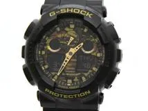 CASIO カシオ G-SHOCK GA-100CF-1A9JF SS/樹脂 カモフラージュダイヤル