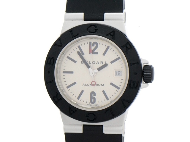 BVLGARI ブルガリ アルミニウム AL29A アルミニウム/ラバー 女性用