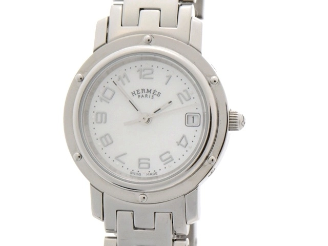 HERMES エルメス クリッパー・ナクレ CL4.210 ステンレス