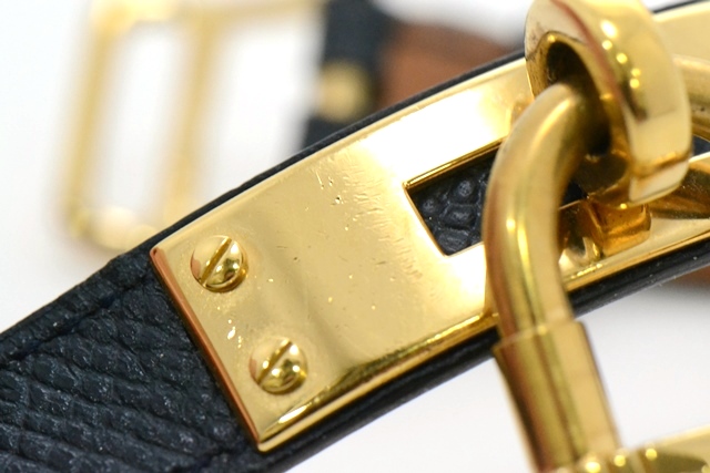 HERMES エルメス ケリーウォッチ KE1.201 GP/レザー 女性用