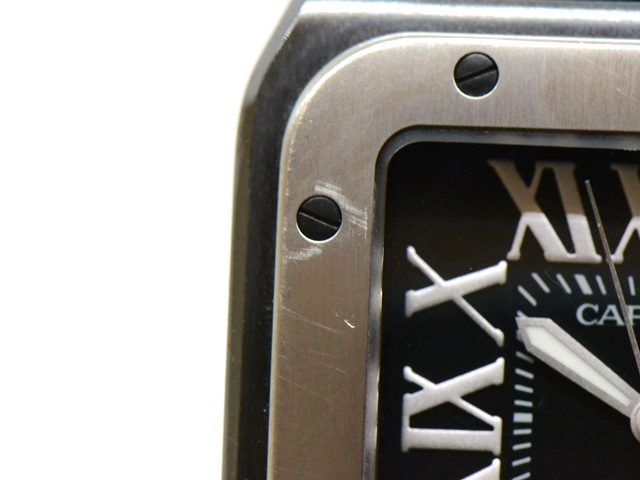 Cartier カルティエ サントス100　Carbon LM W2020010 チタン/ステンレス （ADLC加工） ナイロン　 自動巻き 男性用腕時計 【473】 image number 1