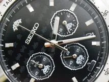 希少 新品 SEIKO スペースインベーダー 45周年 腕時計 クロノグラフ 黒 セイコー スペースインベーダー 45周年記念ウオッチ／プレミアム