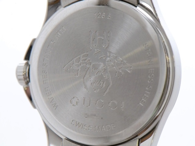 GUCCI グッチ Gタイムレス YA126572/126.5 ステンレス 女性用