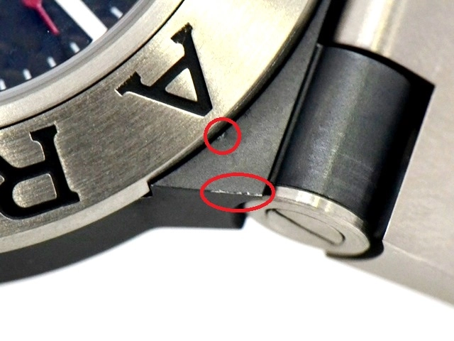 BVLGARI　ブルガリ　ディアゴノ・チタニウム　TI38TA　チタン/ラバー　男性用自動巻時計【473】