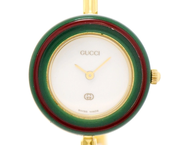 GUCCI グッチ 11/12 チェンジベゼル ゴールドメッキ 交換用ベゼル 女性 
