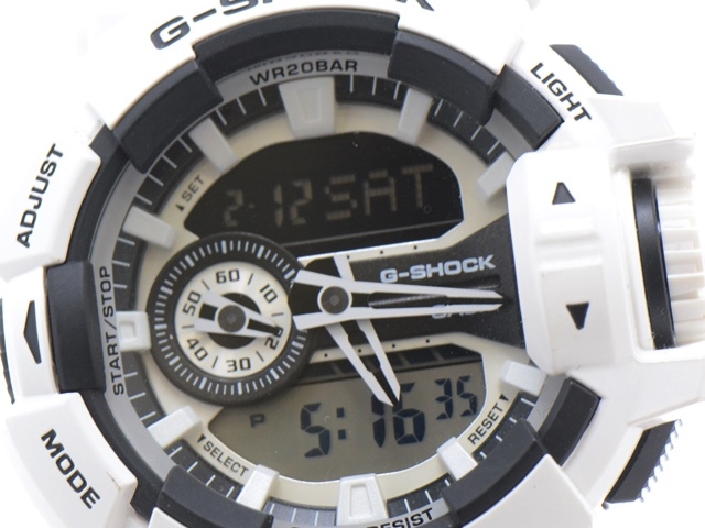 CASIO カシオ G-SHOCK ハイパーカラーズ GA-400-7AJF SS/樹脂 ホワイト