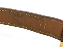 HERMES　エルメス　Hウォッチ　HH1.201　GP/革　女性用クオーツ時計【473】