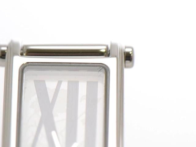 GUCCI　グッチ　1500L　バングルウォッチ　シェリーライン　リーフフローラ　ステンレス　女性用クオーツ時計【473】