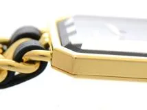 CHANEL　シャネル　プルミエールM　H0001　GP/革　女性用クオーツ時計【473】