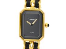 CHANEL　シャネル　プルミエールL　H0001　GP/レザー　女性用クオーツ時計【473】