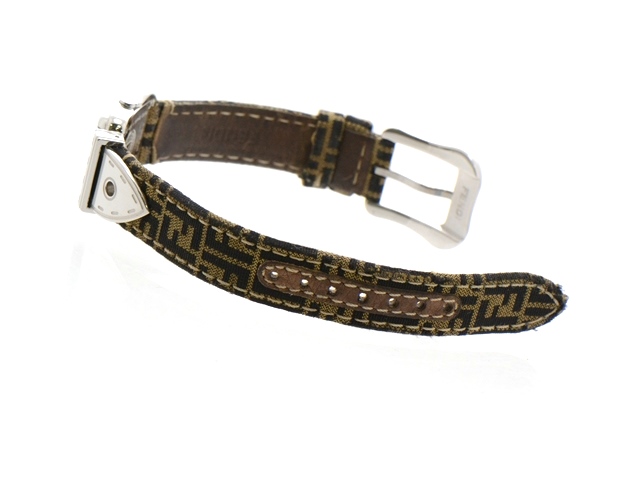 FENDI ビーフェンディ 3800L SS/ズッカ/革ベルト ピンクシェル