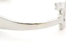 GUCCI　グッチ　1500L　バングルウォッチ　シェリーライン　リーフフローラ　ステンレス　女性用クオーツ時計【473】