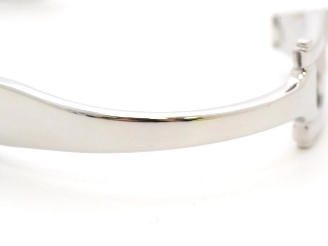 GUCCI　グッチ　1500L　バングルウォッチ　シェリーライン　リーフフローラ　ステンレス　女性用クオーツ時計【473】