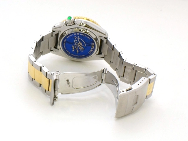 SEIKO セイコー 5スポーツ 55周年記念 SKX Sense Style コインパーキングデリバリーコラボモデル SBSA212 ステンレス/ゴールドメッキ 男性用自動巻時計【473】