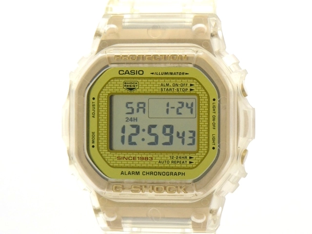 CASIO カシオ G-SHOCK 35周年記念モデル グレイシア ゴールド DW-5035E