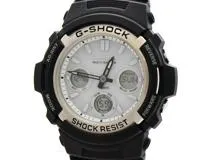 CASIO カシオ G-SHOCK AWG-M100S-7AJF 樹脂/ステンレス マルチバンド6 デジ・アナ 男女兼用 ユニセックス ソーラー発電  電波時計【473】 の購入なら「質」の大黒屋（公式）