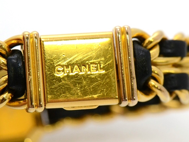 CHANEL シャネル プルミエール Sサイズ H0001 GP/革 女性用クオーツ  
