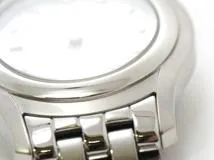 GUCCI　グッチ　Gクラス　5500L /YA055501　ステンレス　11Pダイヤモンド　シェル文字盤　女性用クオーツ時計【473】