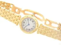 Cartier　カルティエ　パンテール・ヴァンドーム　W25024B9　K18イエローゴールド　女性用　クオーツ時計【473】