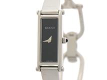 GUCCI　グッチ　バングルウォッチ　1500L　ステンレス　女性用クオーツ時計【473】