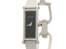 GUCCI　グッチ　バングルウォッチ　1500L　ステンレス　女性用クオーツ時計【473】