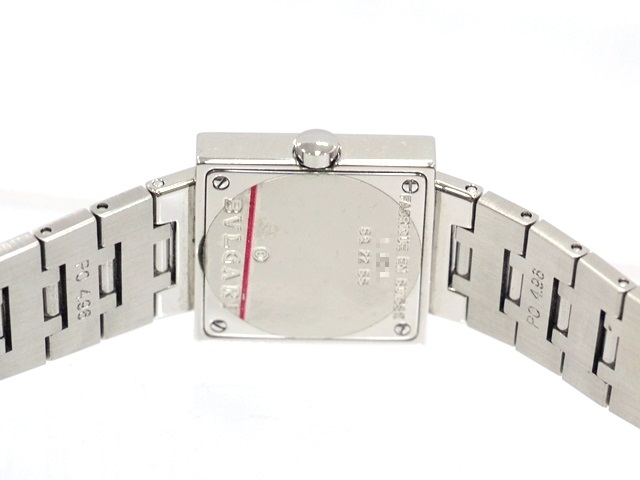 【美品】BVLGARI クアドラード メンズ レディース ブルガリ 楽天市場】【ウォッチ】BVLGARI ブルガリ クアドラード スクエア SS