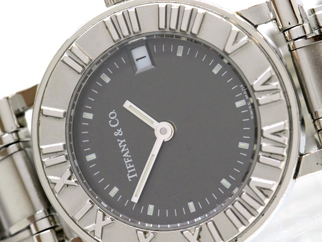 TIFFANY&CO ティファニー アトラス 13579865 ステンレス グレー TIFFANY&CO ティファニー アトラス 13579865 ステンレス グレー
