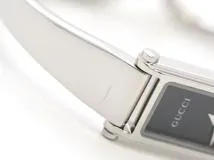 GUCCI　グッチ　バングルウォッチ　1500L　ステンレス　女性用クオーツ時計【473】